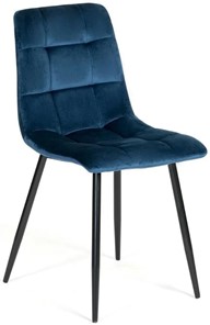 Обеденный стул CHILLY (mod. 7094) 45х55х87,5 синий/черный, G062-48 в Стерлитамаке