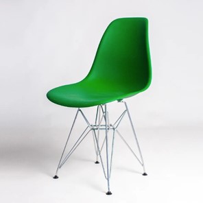 Обеденный стул derstuhl DSL 110 Chrom (зеленый) в Стерлитамаке