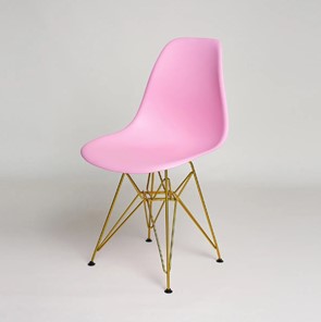 Обеденный стул derstuhl DSL 110 Gold (розовый) в Стерлитамаке