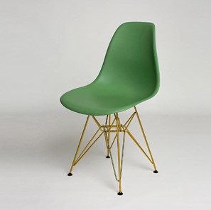 Обеденный стул derstuhl DSL 110 Gold (темно-зеленый) в Стерлитамаке