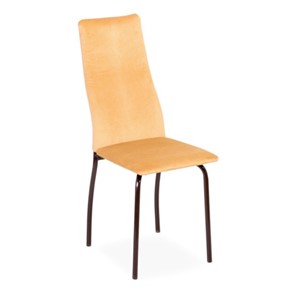 Обеденный стул Волна, каркас металл коричневый, велюр тайту 16 в Стерлитамаке