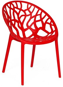 Кресло обеденное BUSH (mod.017) пластик 60*58,5*80 красный, арт.11726 в Стерлитамаке