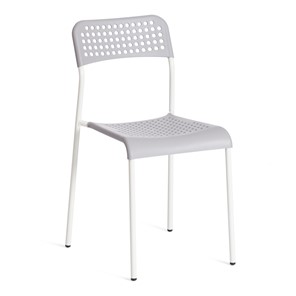 Кухонный стул ADDE (mod.C-049) металл/пластик, 39х49х78, Grey (серый) /White (белый) арт.19256 в Салавате