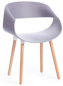 Кухонный стул QXX (mod. C1058) 54х56х78 серый 024 /натуральный арт.15194 в Стерлитамаке