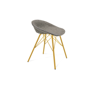 Обеденный стул SHT-ST19-SF1 / SHT-S37 (коричневый сахар/золото) в Стерлитамаке