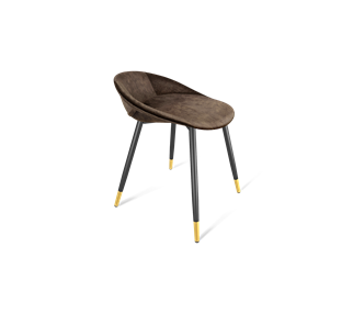 Обеденный стул SHT-ST19-SF1 / SHT-S95-1 (кофейный трюфель/черный муар/золото) в Уфе