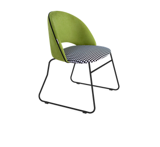 Обеденный стул SHT-ST34-3 / SHT-S167 (оливковый/гусиная лапка/черный муар) в Стерлитамаке