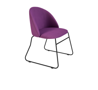 Обеденный стул SHT-ST35 / SHT-S167 (ягодное варенье/черный муар) в Стерлитамаке