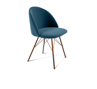 Обеденный стул SHT-ST35 / SHT-S37 (тихий океан/медный металлик) в Стерлитамаке