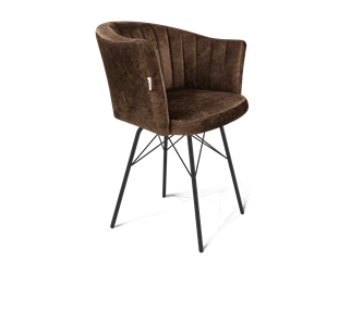 Обеденный стул SHT-ST42-1 / SHT-S64 (кофейный трюфель/черный муар) в Стерлитамаке