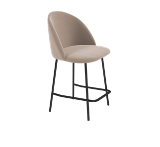 Полубарный стул SHT-ST35 / SHT-S29P-1 (латте/черный муар) в Стерлитамаке