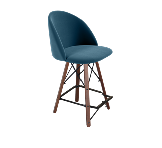 Полубарный стул SHT-ST35 / SHT-S80-1 (тихий океан/темный орех/черный) в Стерлитамаке