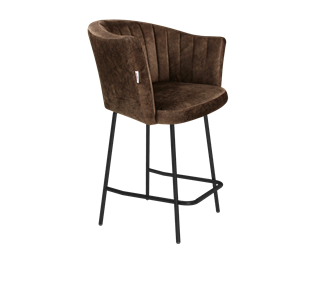 Полубарный стул SHT-ST42-1 / SHT-S29P-1 (кофейный трюфель/черный муар) в Салавате
