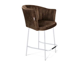 Полубарный стул SHT-ST42-1 / SHT-S29P-1 (кофейный трюфель/хром лак) в Стерлитамаке