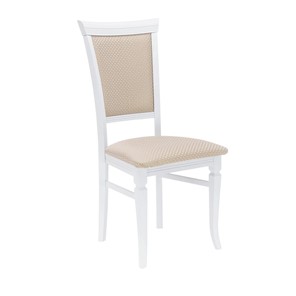 Кухонный стул Leset Монтана (Белый 9003/жаккард Антина ваниль Ж4.07) в Стерлитамаке