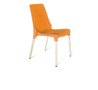 Кухонный стул SHT-ST75/S424-F (оранжевый/ваниль) в Стерлитамаке