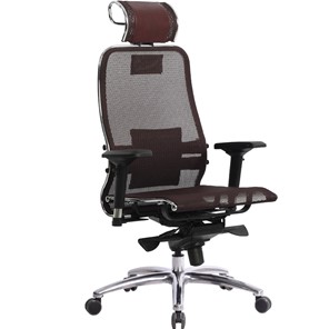 Офисное кресло Samurai S-3.04, темно-бордовый в Уфе