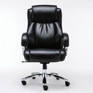 Офисное кресло Brabix Premium Status HD-003 (рециклированная кожа, хром, черное) 531821 в Уфе