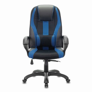 Компьютерное кресло Brabix Premium Rapid GM-102 (экокожа/ткань, черное/синее) 532106 в Салавате