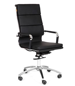 Кресло офисное CHAIRMAN 750 экокожа черная в Стерлитамаке