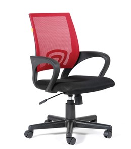 Компьютерное кресло CHAIRMAN 696 black Сетчатый акрил DW69 красный в Салавате