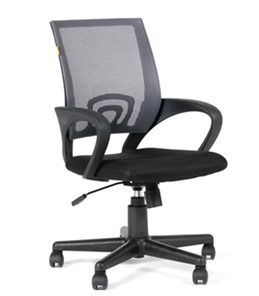 Офисное кресло CHAIRMAN 696 black Сетчатый акрил DW63 темно-серый в Нефтекамске