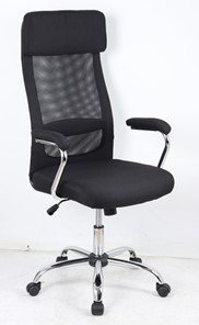 Кресло офисное VASSA BLACK (чёрный) в Салавате