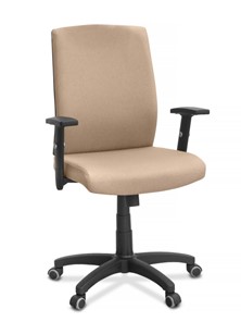 Кресло офисное Alfa A/MK/1D, ткань Bahama / бежевая в Уфе