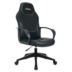 Офисное кресло BRABIX "Alpha GM-018", ткань/экокожа, черное, 532636, GM-018_532636 в Стерлитамаке