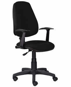Компьютерное кресло Brabix Comfort MG-321, регулируемая эргономичная спинка, ткань, черное в Стерлитамаке
