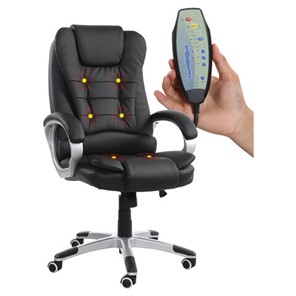 Офисное кресло BRABIX "Comfort MS-003", 6 массажных модулей, экокожа, черное, 532521 в Уфе
