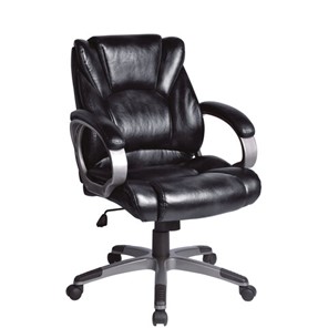 Офисное кресло BRABIX "Eldorado EX-504", экокожа, черное, 530874 в Уфе