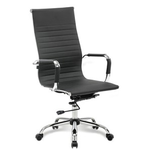 Офисное кресло Brabix BRABIX "Energy EX-509", экокожа, хром, черное, 530862 в Стерлитамаке