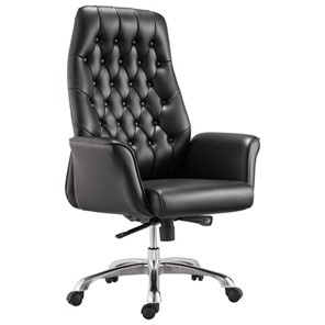 Офисное кресло BRABIX PREMIUM "Legacy EX-750", синхромеханизм, алюминий, экокожа, черное, 532492 в Уфе