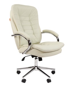 Компьютерное кресло CHAIRMAN 795 экокожа, цвет белый в Стерлитамаке