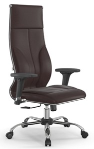 Кресло офисное Метта Metta L 1m 46/2D топган, нижняя часть 17833 темно-коричневый в Стерлитамаке