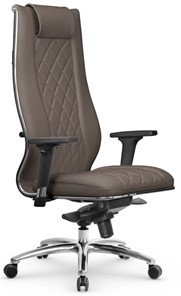Кресло офисное Метта МЕТТА L 1m 50M/2D Infinity Easy Clean мультиблок, нижняя часть 17838 светло-коричневый в Стерлитамаке