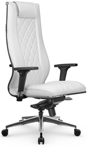 Кресло офисное МЕТТА L 1m 50M/2D Infinity Easy Clean мультиблок, нижняя часть 17839 белый в Стерлитамаке