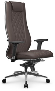 Кресло офисное МЕТТА L 1m 50M/2D Infinity Easy Clean мультиблок, нижняя часть 17839 темно-коричневый в Стерлитамаке