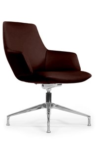 Кресло в офис Spell-ST (С1719), темно-коричневый в Уфе