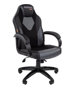 Офисное кресло CHAIRMAN GAME 17, цвет черный / серый в Стерлитамаке