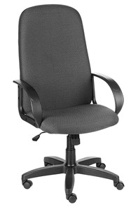 Офисное кресло ДамОфис Амбасадор JP15/1 серый ромбик в Стерлитамаке