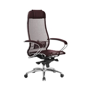 Офисное кресло Samurai S-1.04, темно-бордовый в Салавате