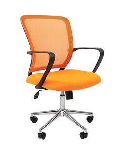 Офисное кресло CHAIRMAN 698 CHROME new Сетка TW-66 (оранжевый) в Уфе