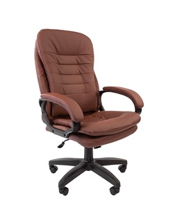 Компьютерное кресло CHAIRMAN 795 LT, экокожа, цвет коричневый в Уфе
