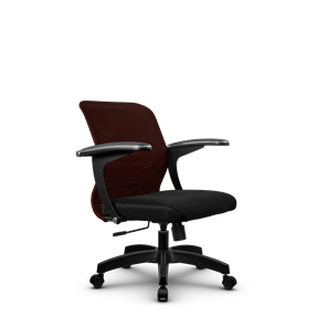 Кресло Метта SU-M-4/подл.160/осн.001, Коричневый/Черный в Стерлитамаке