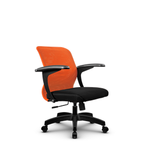 Офисное кресло SU-M-4/подл.160/осн.001, Оранжевый/Черный в Уфе