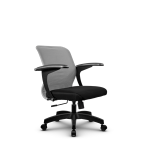 Офисное кресло Метта SU-M-4/подл.160/осн.001, Светло-серый/Черный в Стерлитамаке
