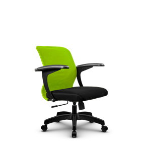 Офисное кресло Метта SU-M-4/подл.160/осн.001, Зеленый/Черный в Стерлитамаке