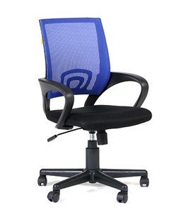 Офисное кресло CHAIRMAN 696 black Сетчатый акрил DW61 синий в Нефтекамске